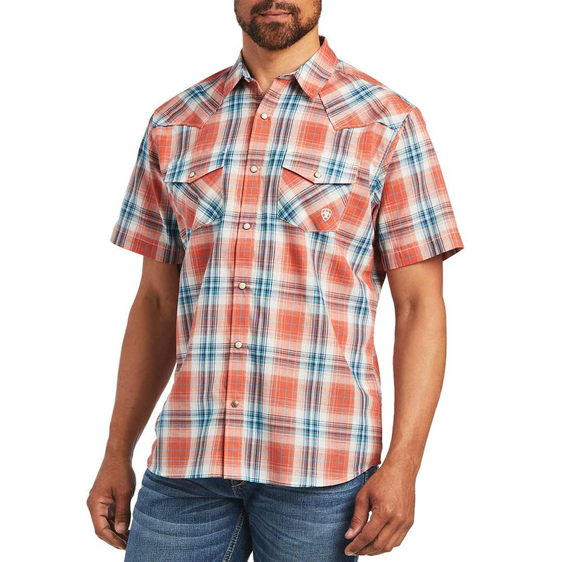 Ariat Men's Hawk Retro Fit Short Sleeve Snap Shirt