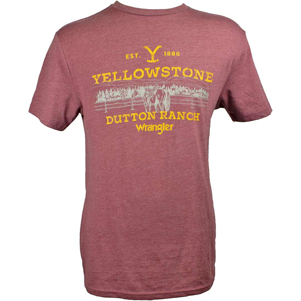 Wrangler x Yellowstone Men's Dutton Fence Graphic T-shirt