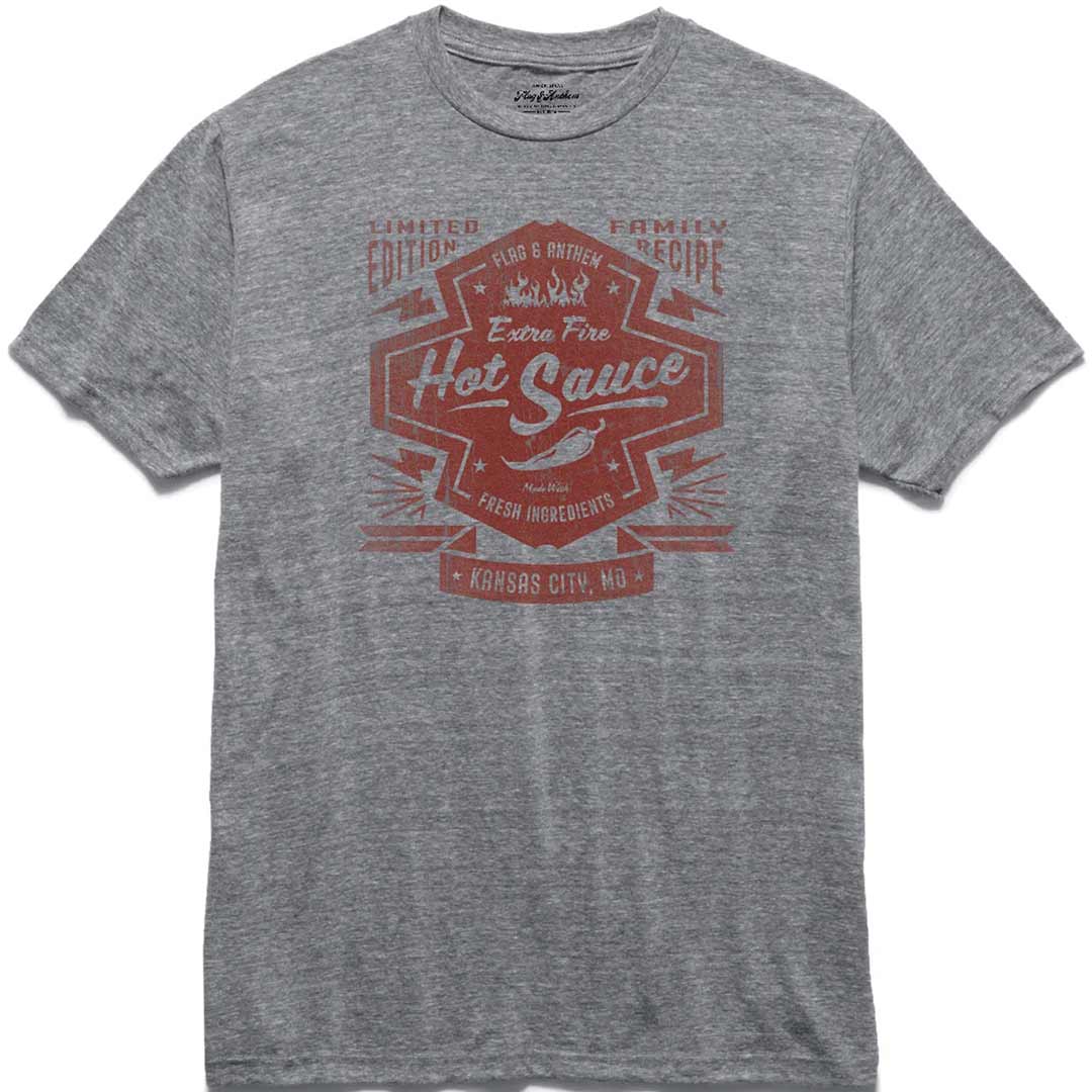 Flag & Anthem Men's Fire Hot Sauce Graphic T-Shirt