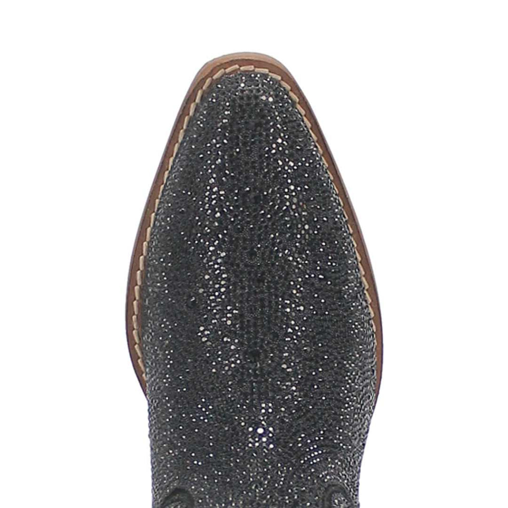 Dingo Women's Rhinestone Cowgirl Leather Cowgirl Booties