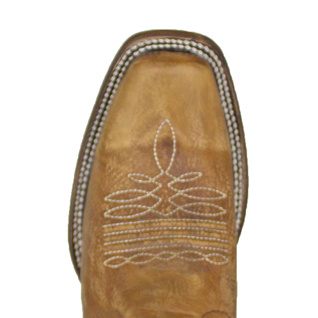 Circle G Women's Cognac Cutout Cowgirl Boots