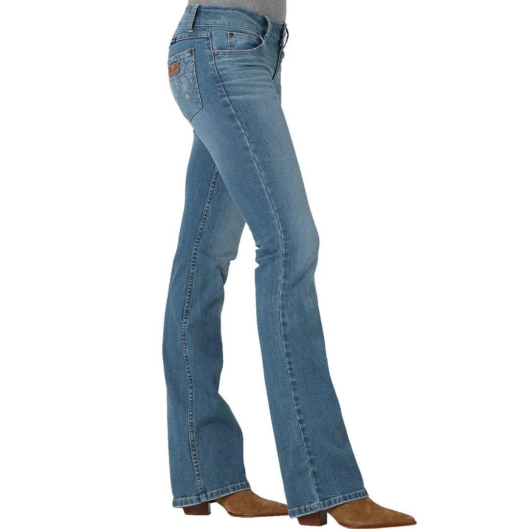 Wrangler Women's Retro Paisley Pocket Bootcut Jeans