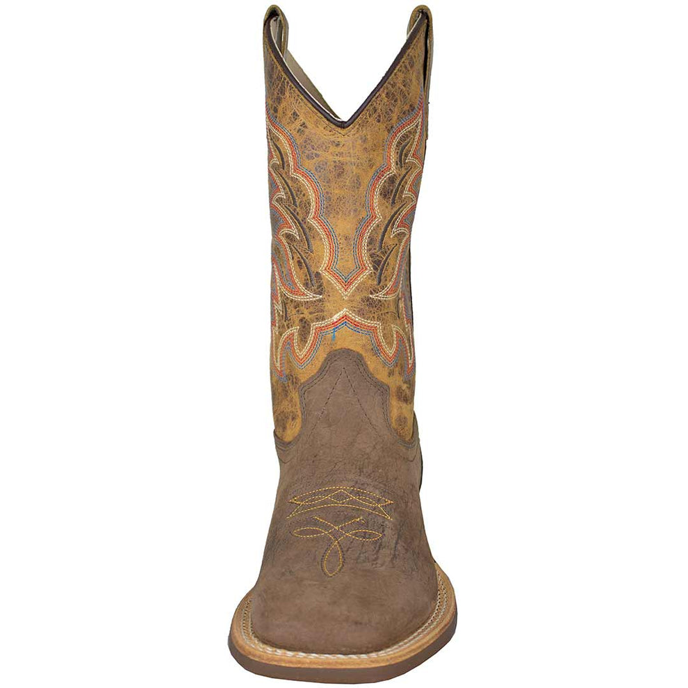Old West Youth Distressed Vamp Cowboy Boots