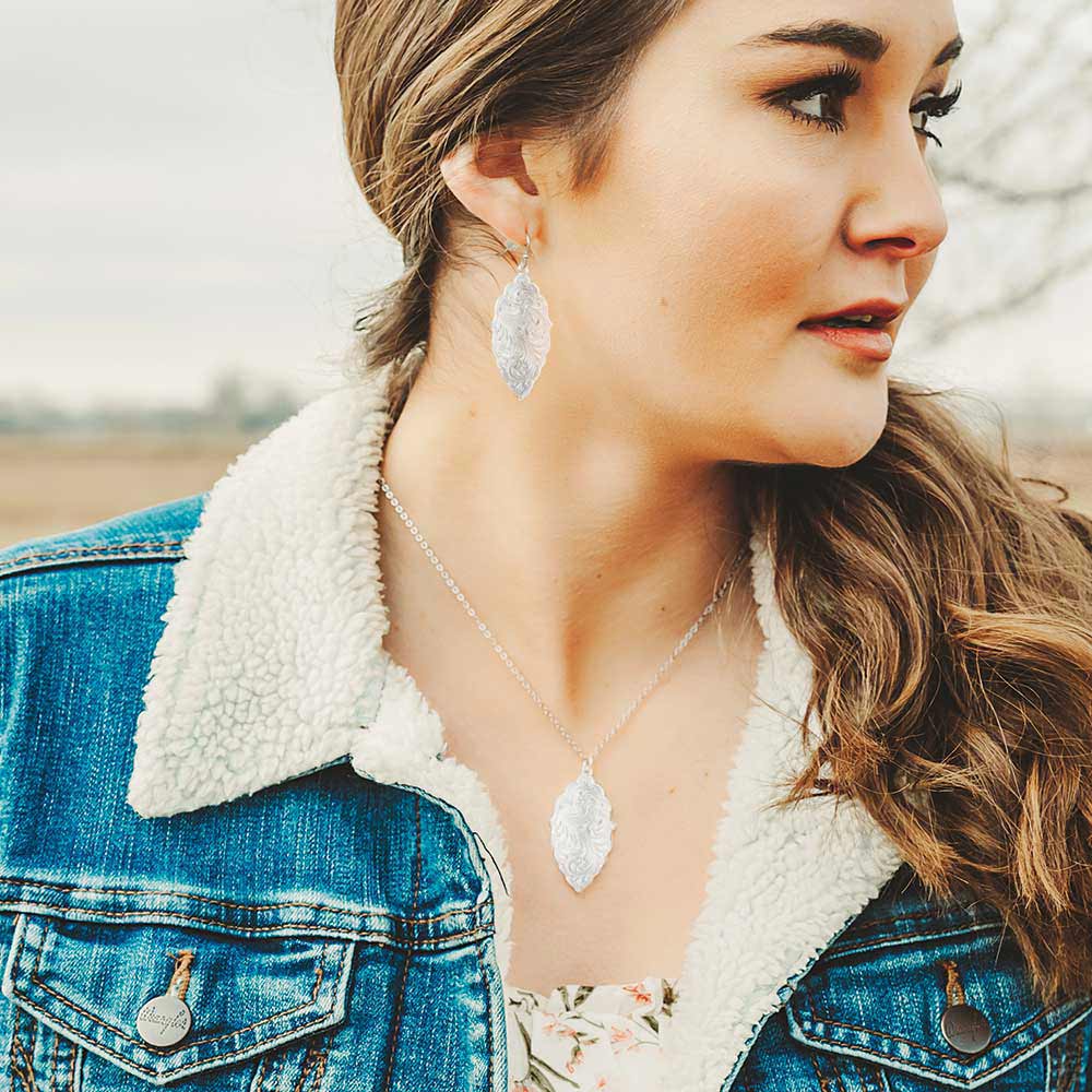 Montana Silversmiths Best Reflection Mirror Earrings
