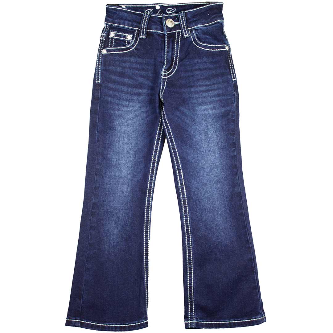 Rodeo Girl Girls' Steer Head Bootcut Jeans