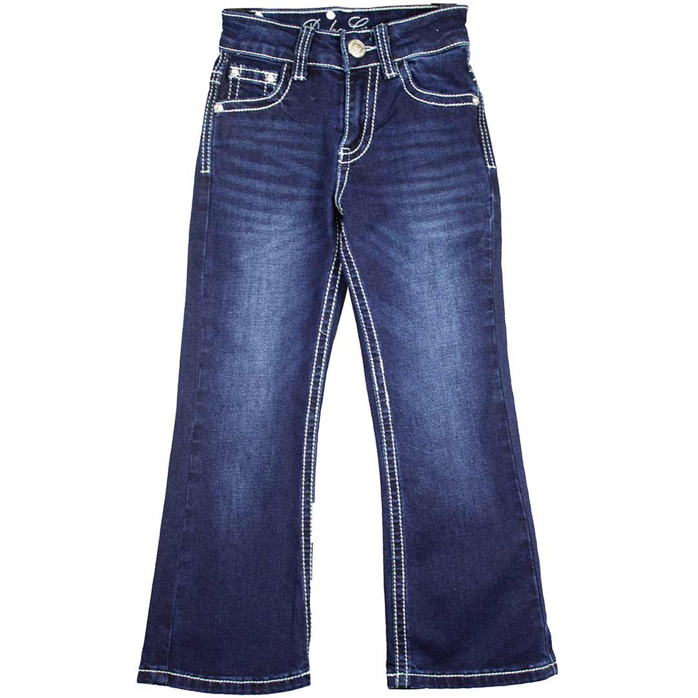 Rodeo Girl Girls' Steer Head Bootcut Jeans