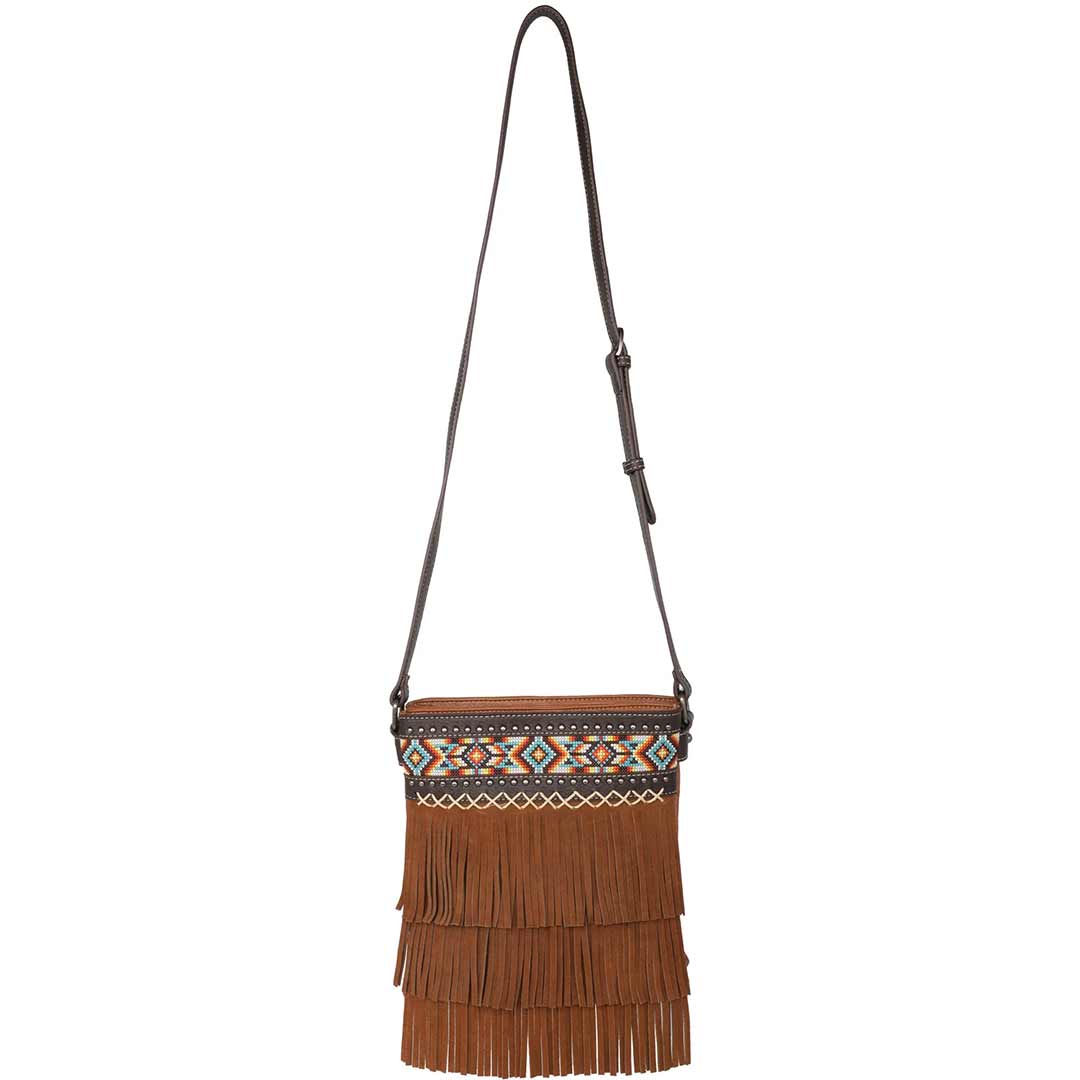 Montana West Aztec Tiered Fringe Collection Crossbody
