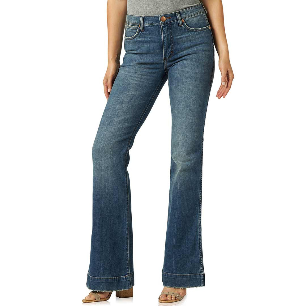 Wrangler Women's Retro High Rise Trouser Jeans