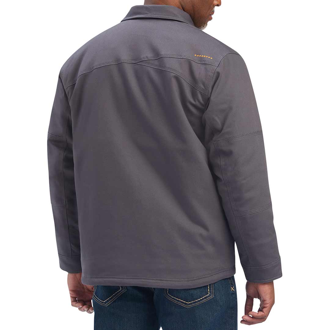 Ariat Men's Rebar DuraCanvas Sherpa-Lined Coat