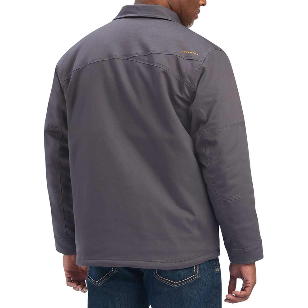 Ariat Men's Rebar DuraCanvas Sherpa-Lined Coat