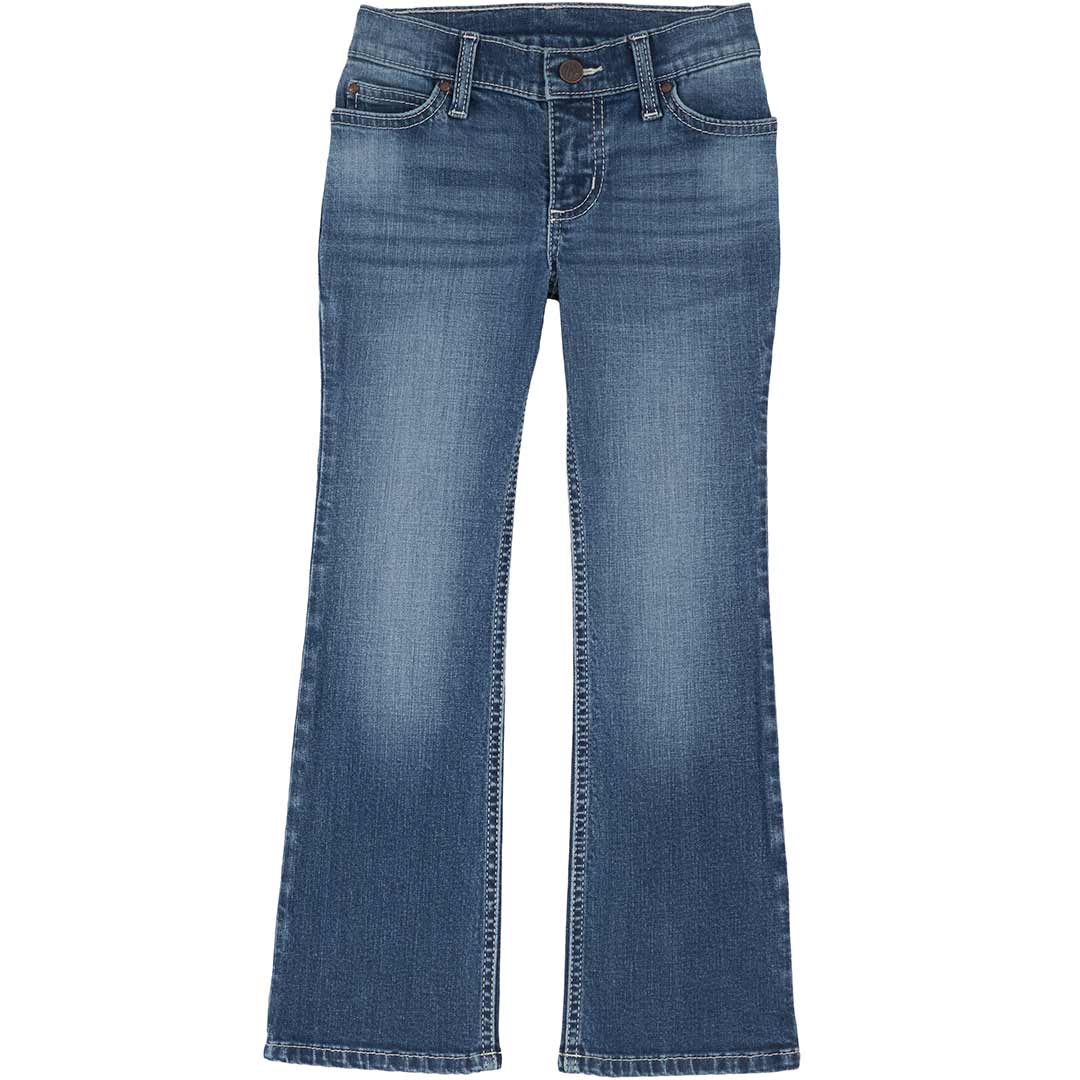 Wrangler Girls' Premium Patch Bootcut Jean