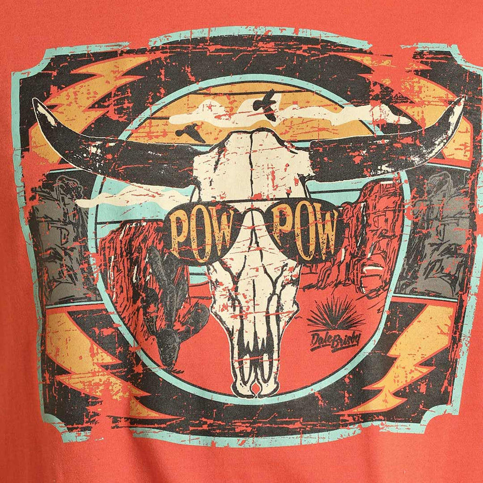 Rock & Roll Cowboy Men's Dale Brisby Pow Pow T-Shirt