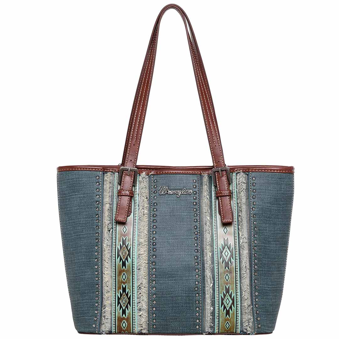 Wrangler Embossed Aztec Tote Bag
