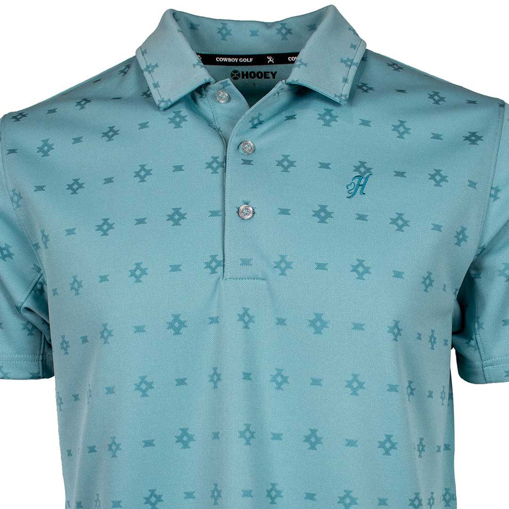 Hooey Men's Weekender Aztec Polo T-Shirt