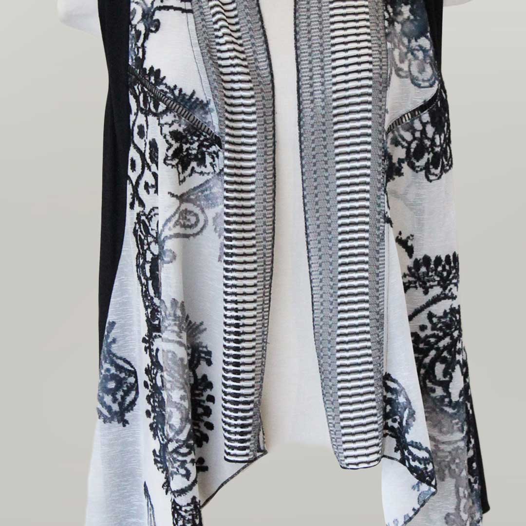 Keren Hart Women's Mixed Media Vest