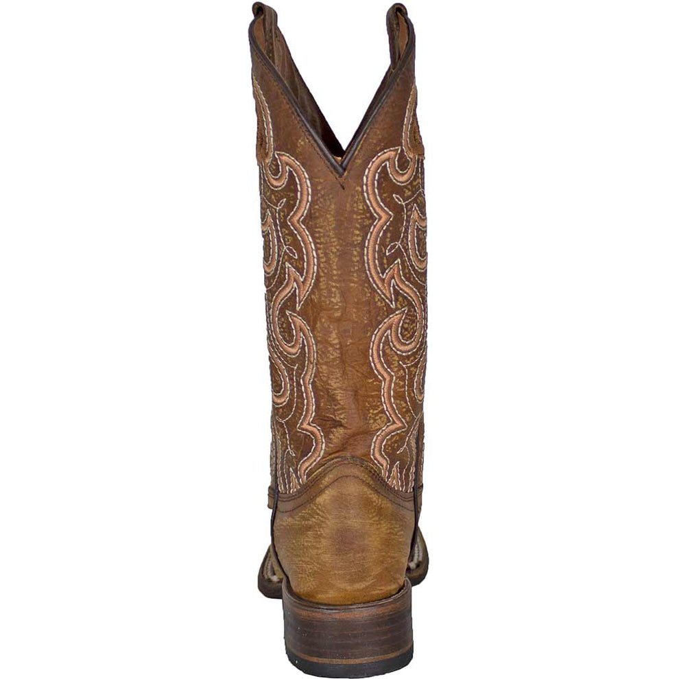 Circle G Women's Cognac Cutout Cowgirl Boots