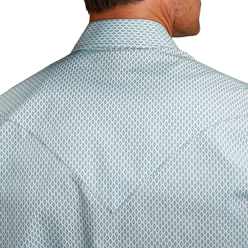 Stetson Men's Diamond Print Snap Shirt