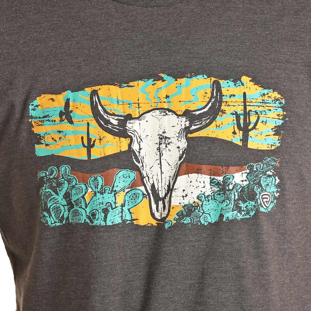 Rock & Roll Cowboy Men's Desert Graphic T-shirt