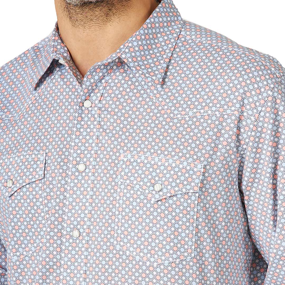 Wrangler Men's 20X Competition Advanced Comfort Print Snap Shirt