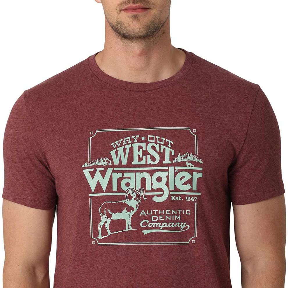 Wrangler Men's Way Out West Graphic T-Shirt