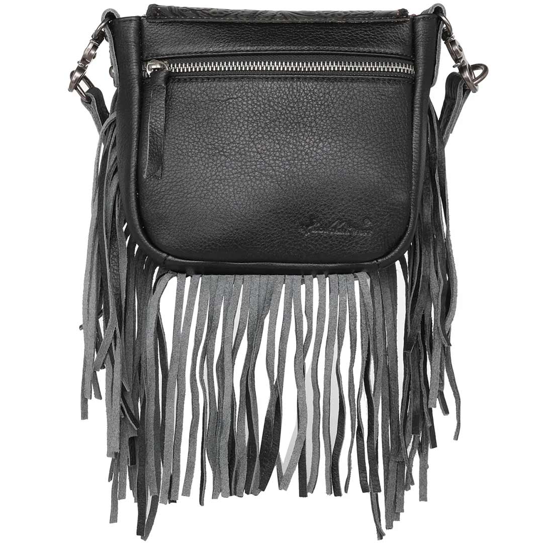 Montana West Tooled Collection Fringe Crossbody