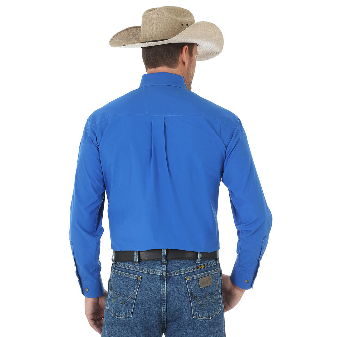 Wrangler Men's George Strait Solid Shirt