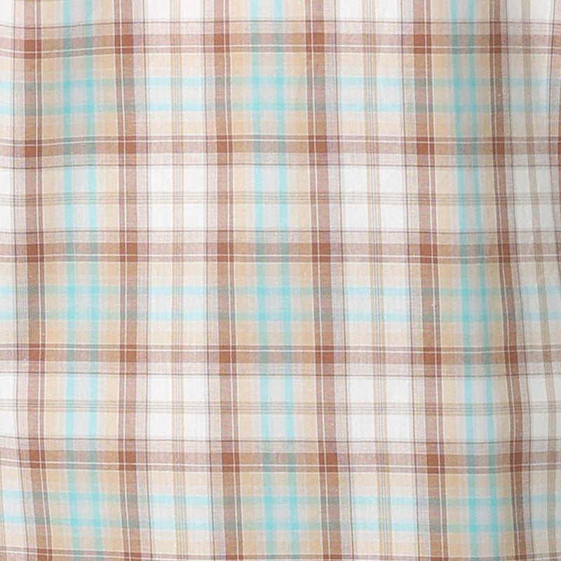 Wrangler Men's Retro Short Sleeve Plaid Snap Shirt