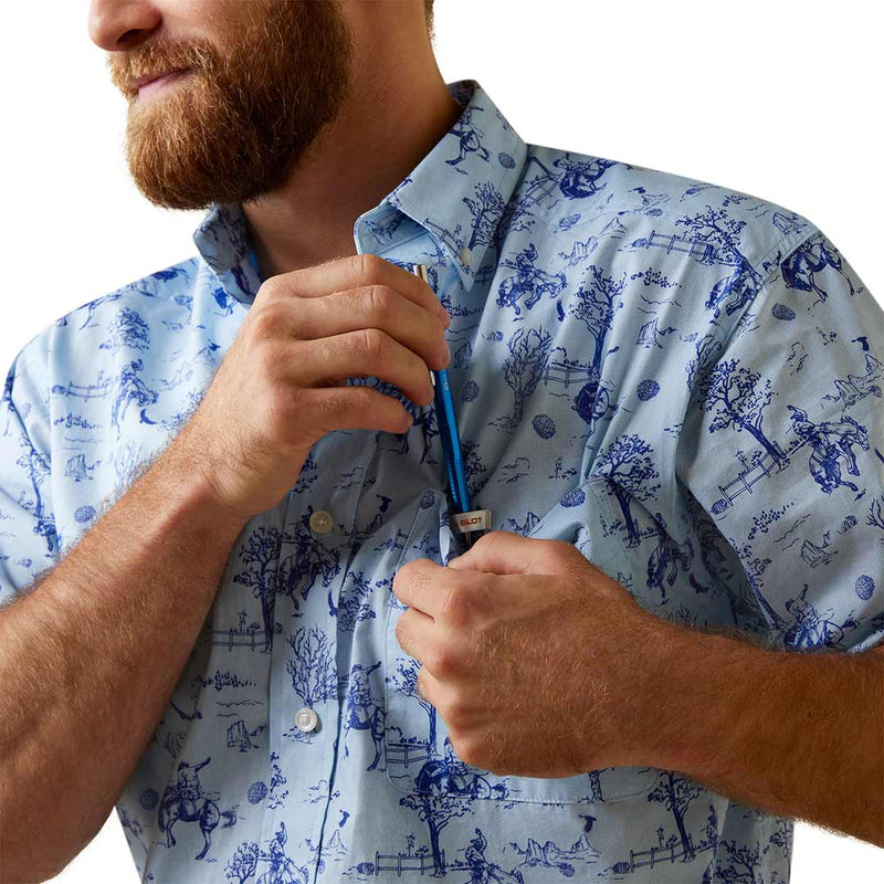 Ariat Men's Jonas Classic Fit Short Sleeve Button-Down Shirt
