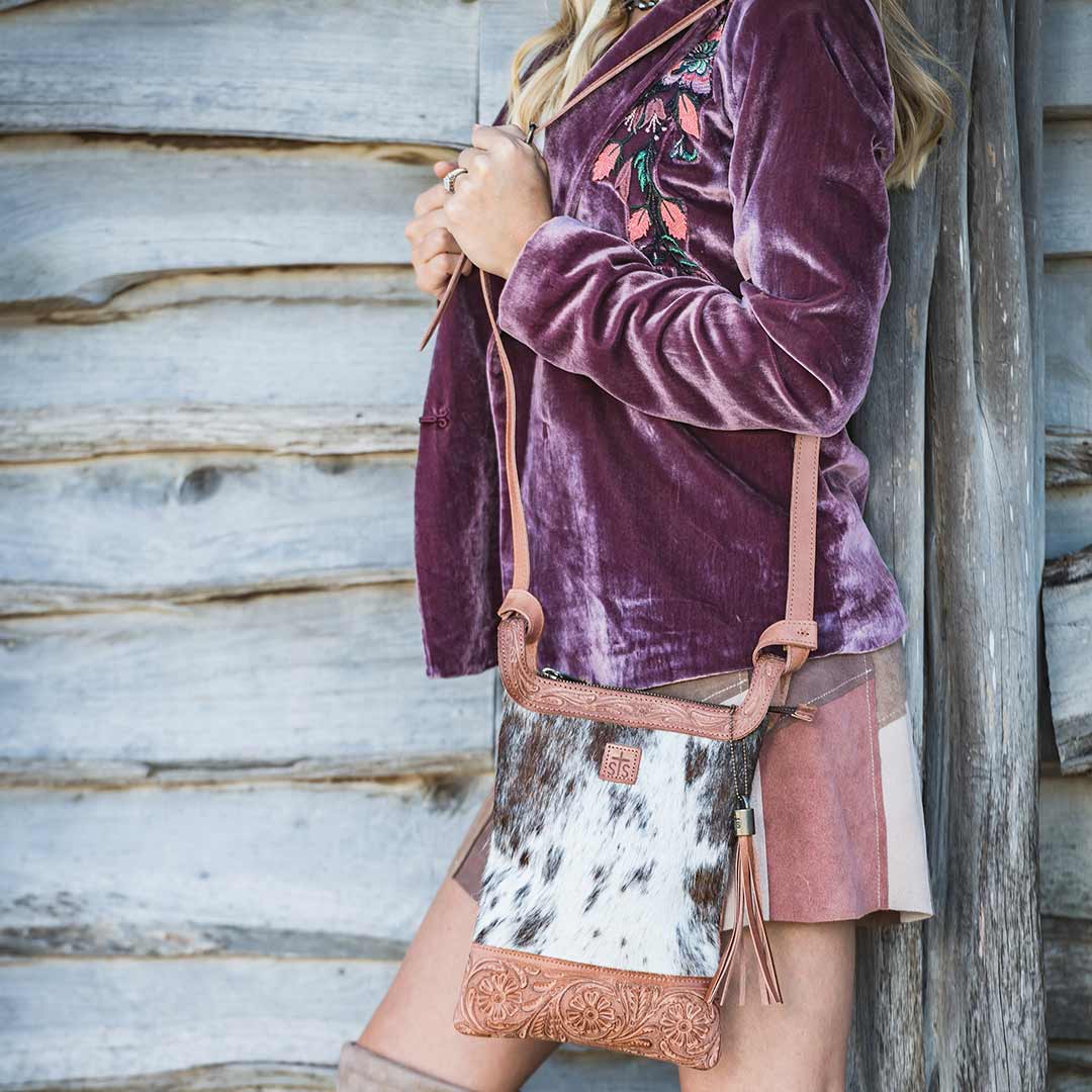 STS Ranchwear Yipee Kiyay Crossbody Purse