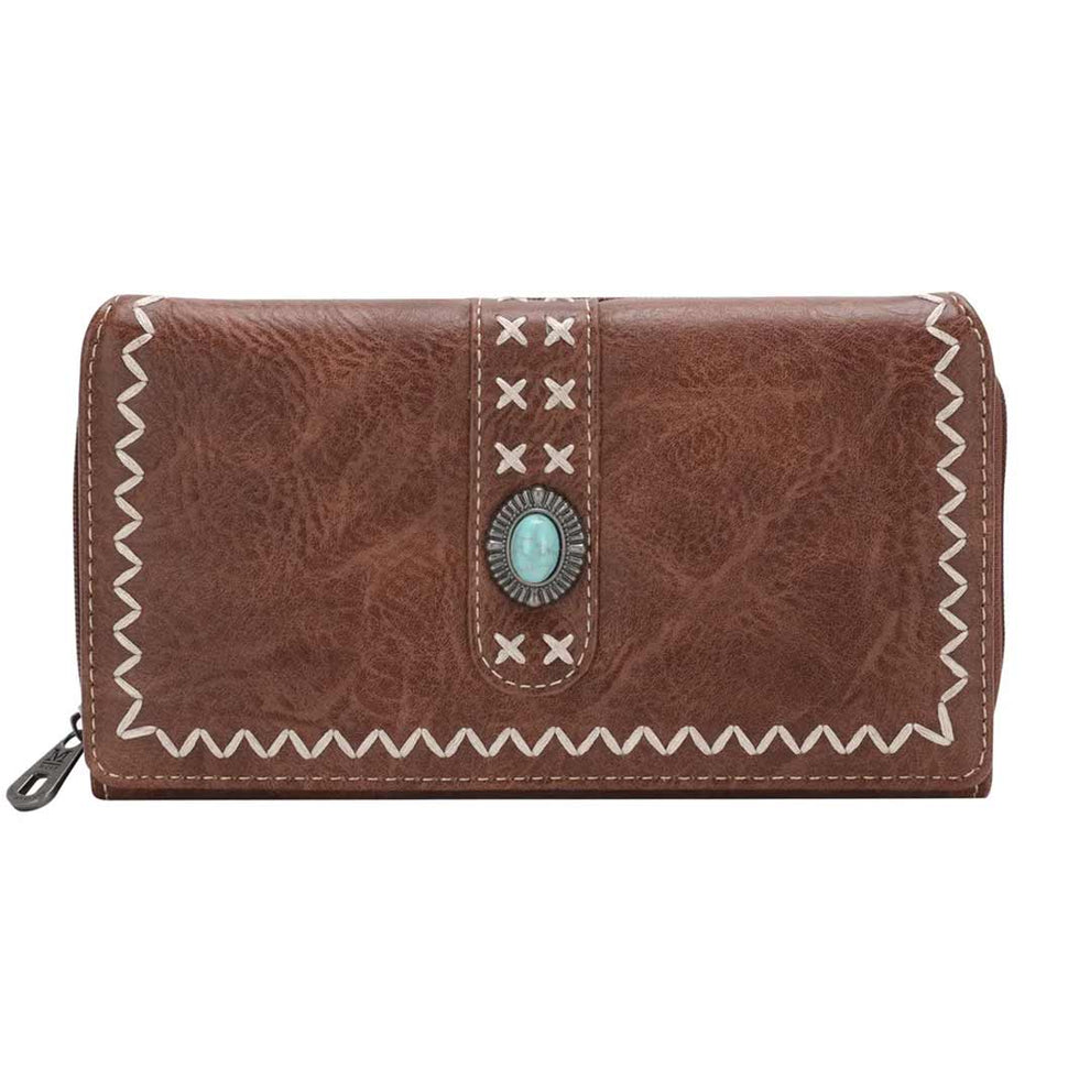 Montana West Concho Collection Cross Stitch Wallet