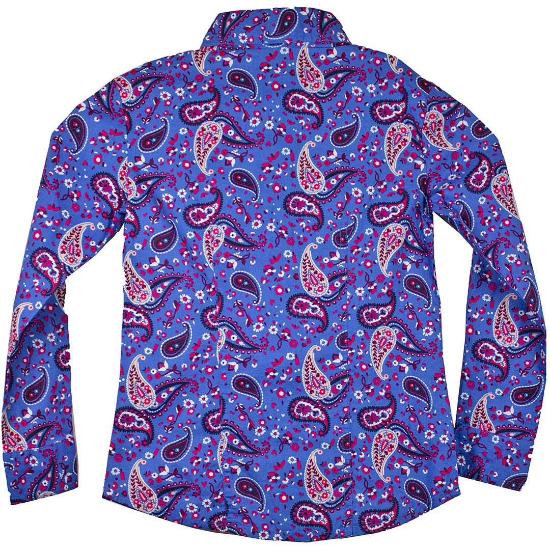 Cruel Denim Girls' Paisley Print Snap Shirt