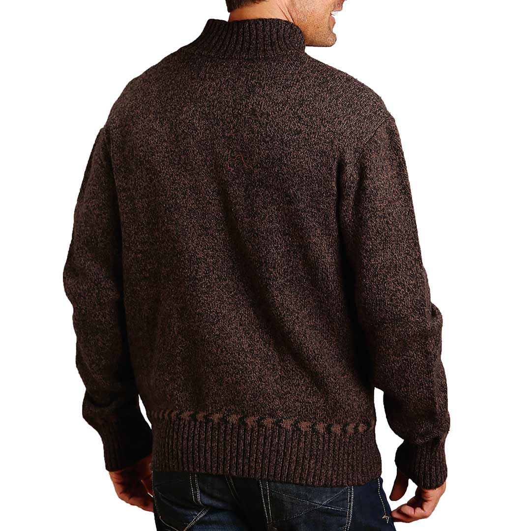 Stetson Men's Aztec Full Zip Knit Sweater