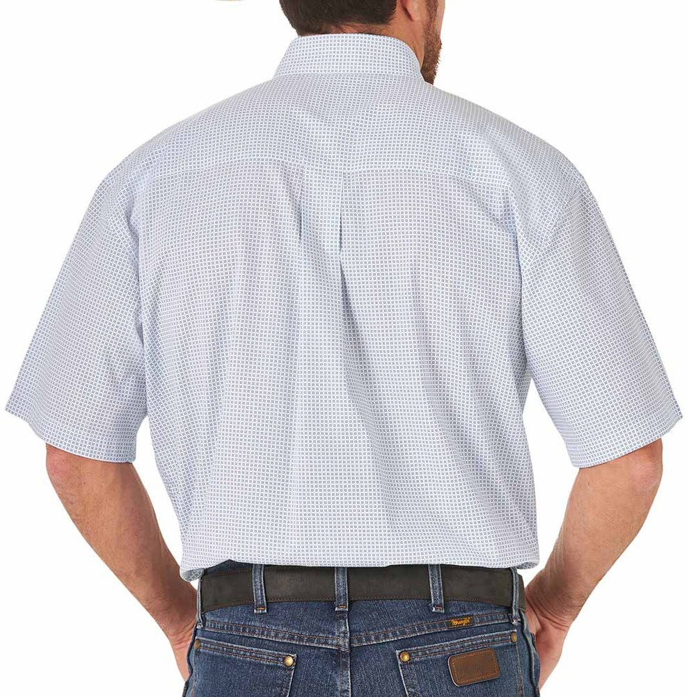 Wrangler Men's George Strait Short Sleeve Button Down Shirt