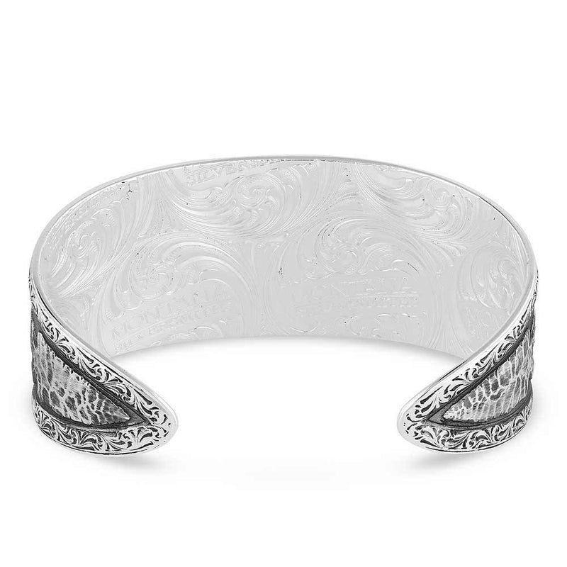 Montana Silversmiths Women's Blue Spring Cuff Bracelet
