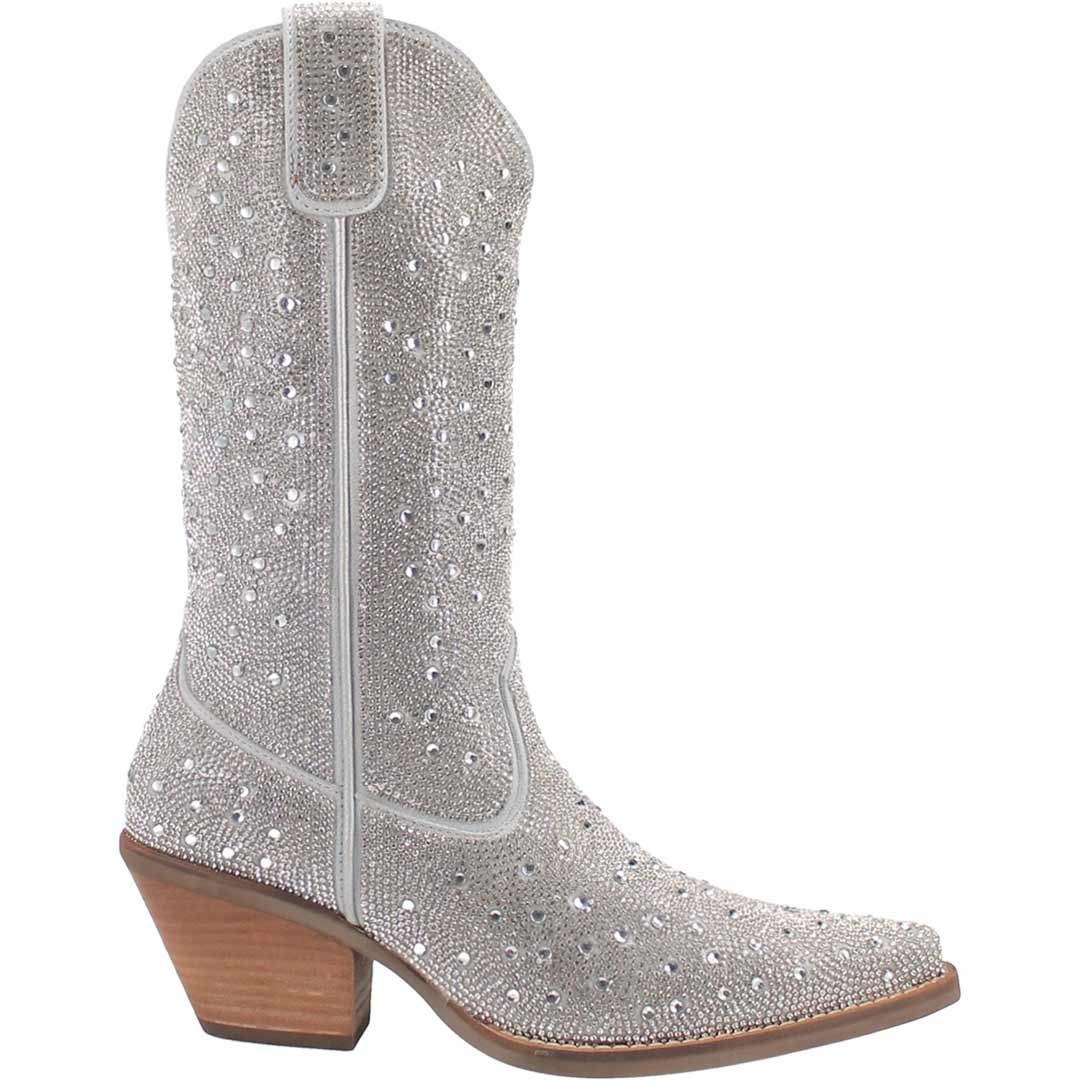 Dingo Women's Silver Dollar Leather Cowgirl Boots