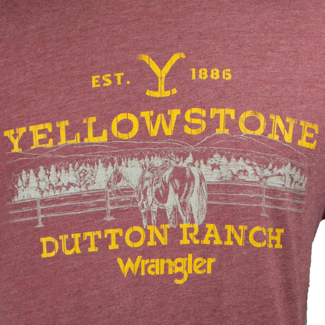 Wrangler x Yellowstone Men's Dutton Fence Graphic T-shirt