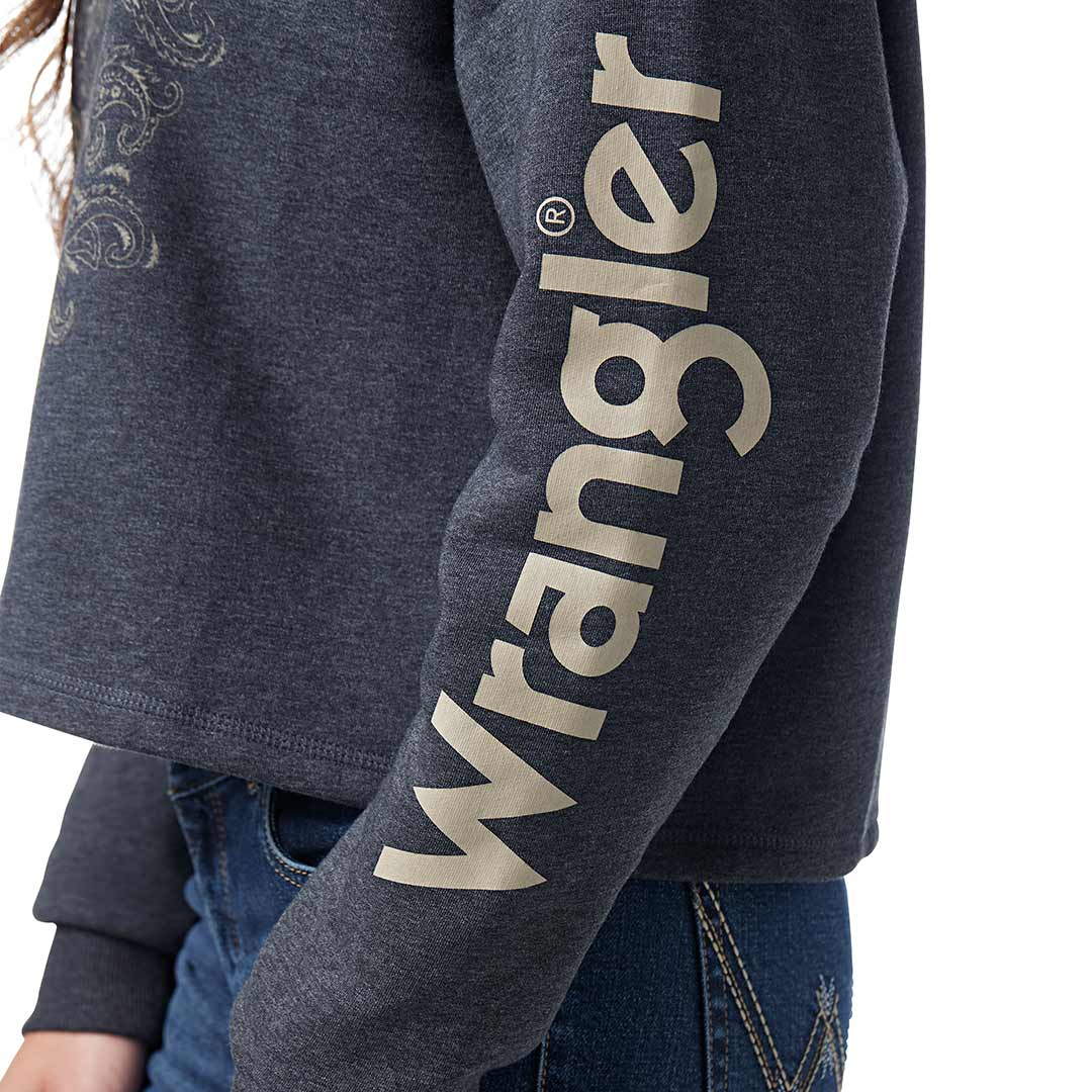 Wrangler X Yellowstone Women's Ranch Hand Cropped Hoodie