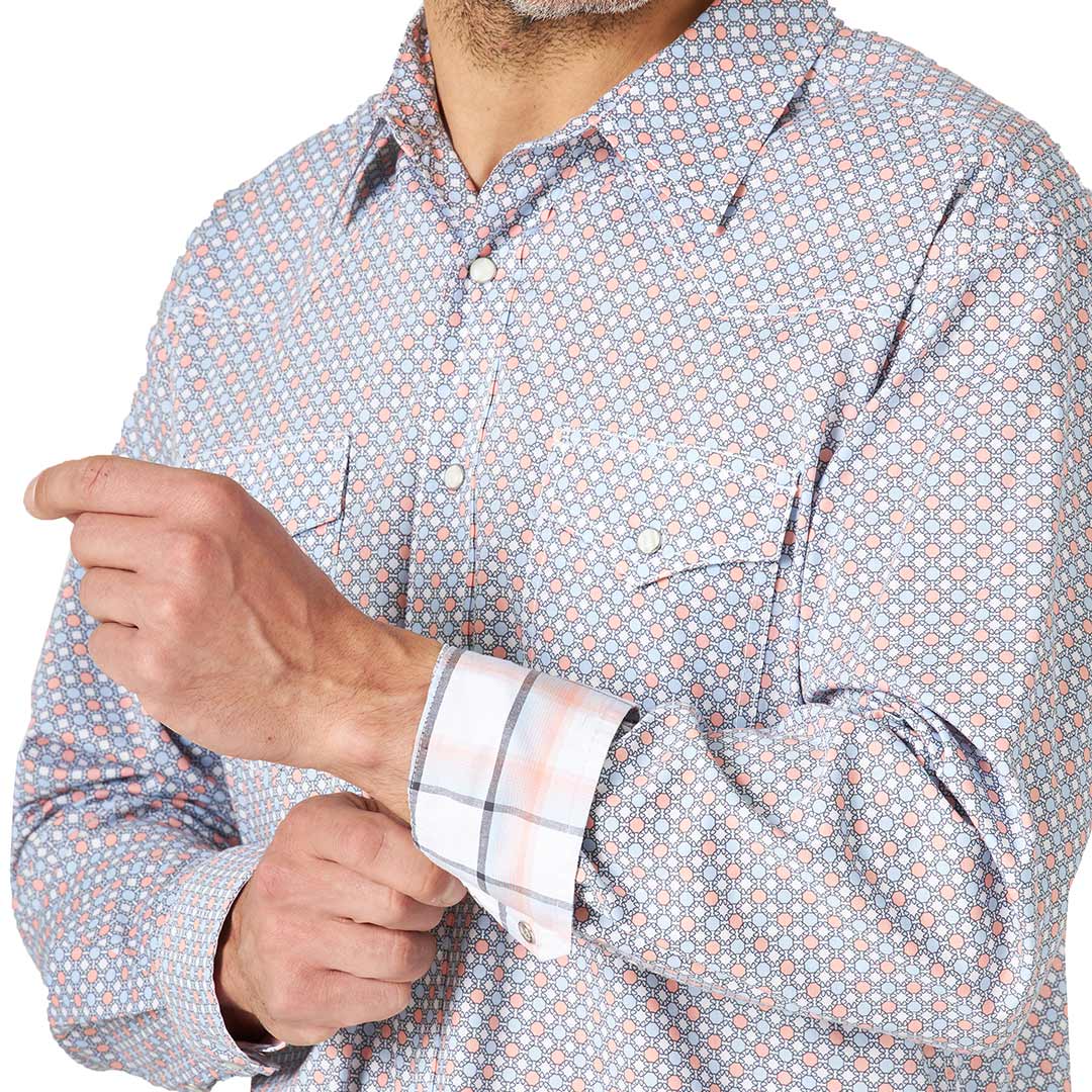 Wrangler Men's 20X Competition Advanced Comfort Print Snap Shirt