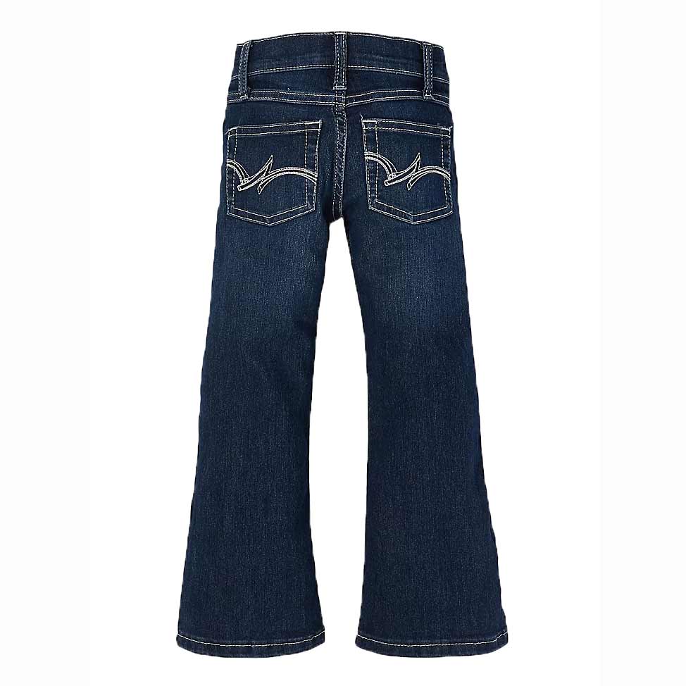Wrangler Girls' Premium Patch Bootcut Jean