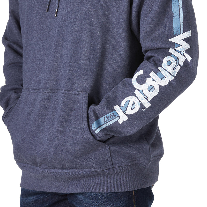 Wrangler Men's Kabel Arm Logo Hoodie