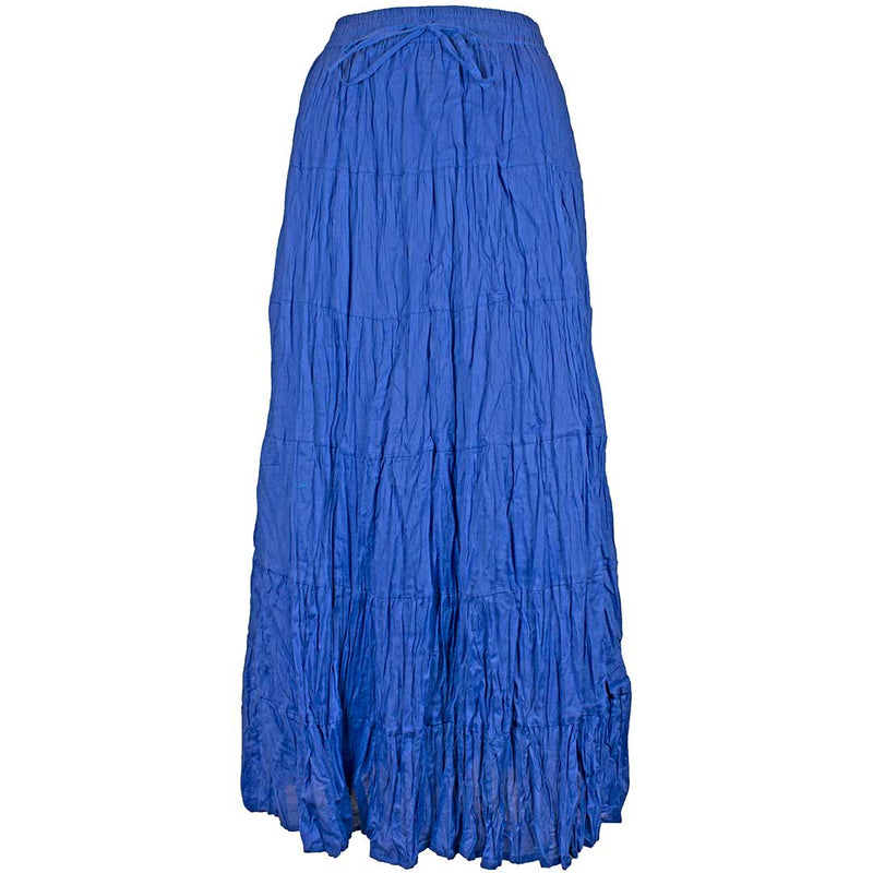 Wondrous Art Wear Women's Solid Tiered Skirt