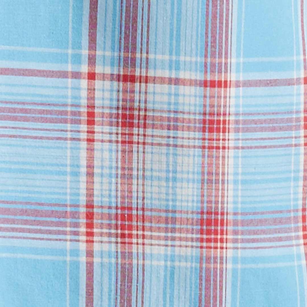 Wrangler Men's Logo Plaid Snap Shirt
