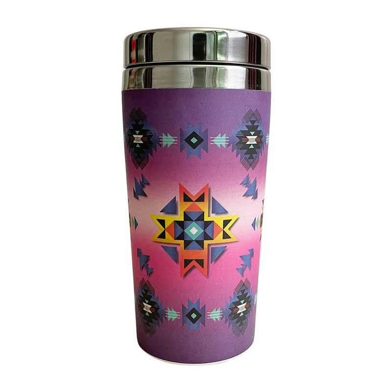 Canadian Distributors Aztec Pattern Travel Mug