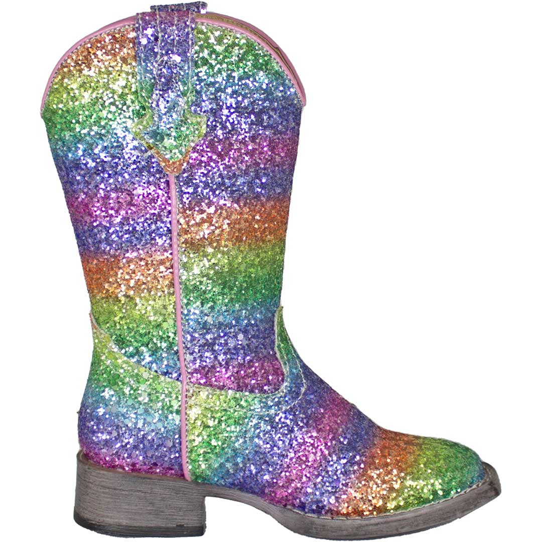 Roper Girls' Glitter Galore Cowgirl Boots
