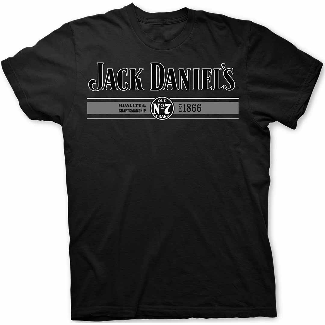 Jack Daniel's Men's Band Logo Graphic T-Shirt