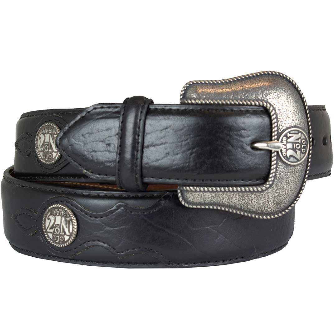 Jack Daniel's Men's Concho Western Leather Belt