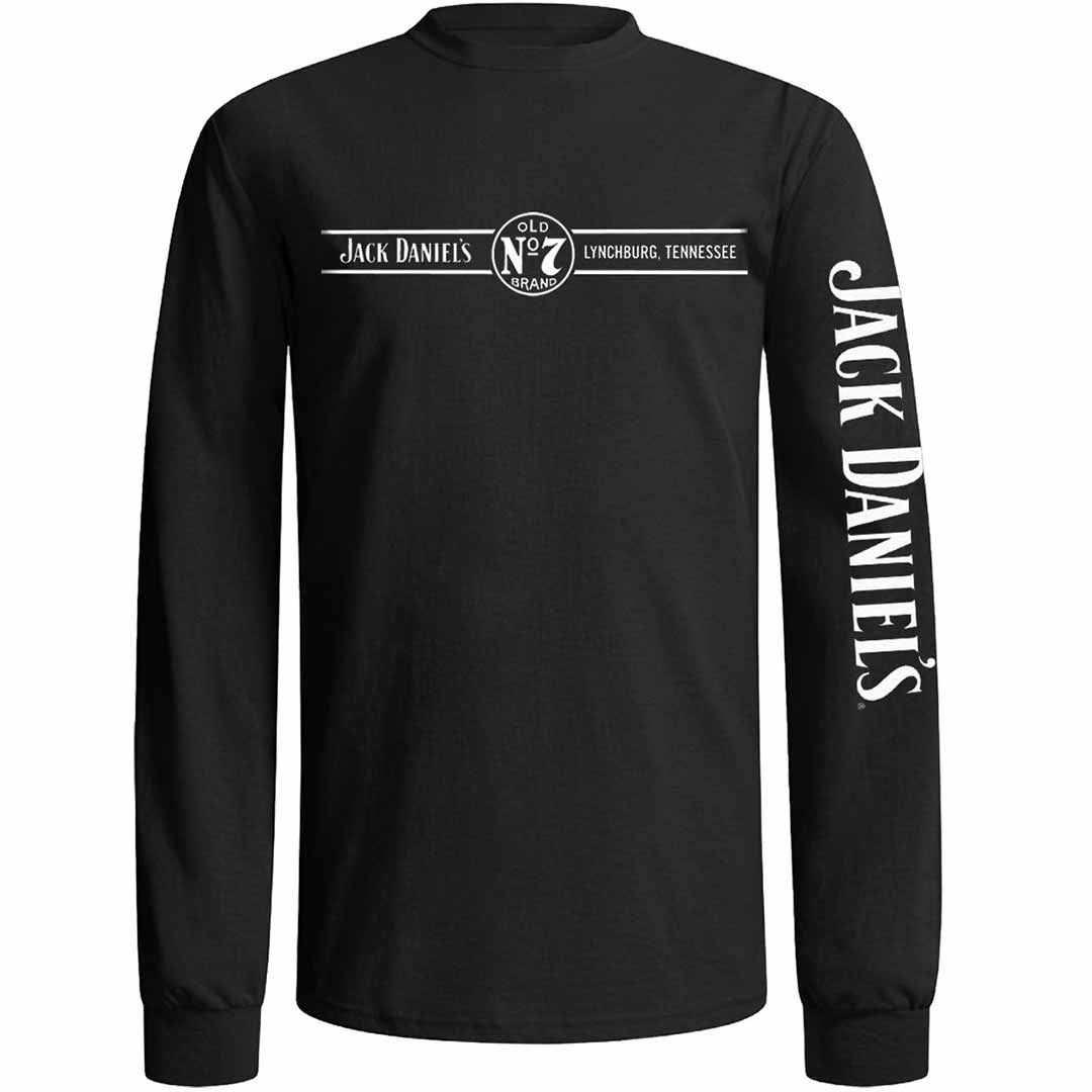 Jack Daniel's Men's Licensed Graphic Long Sleeve T-shirt