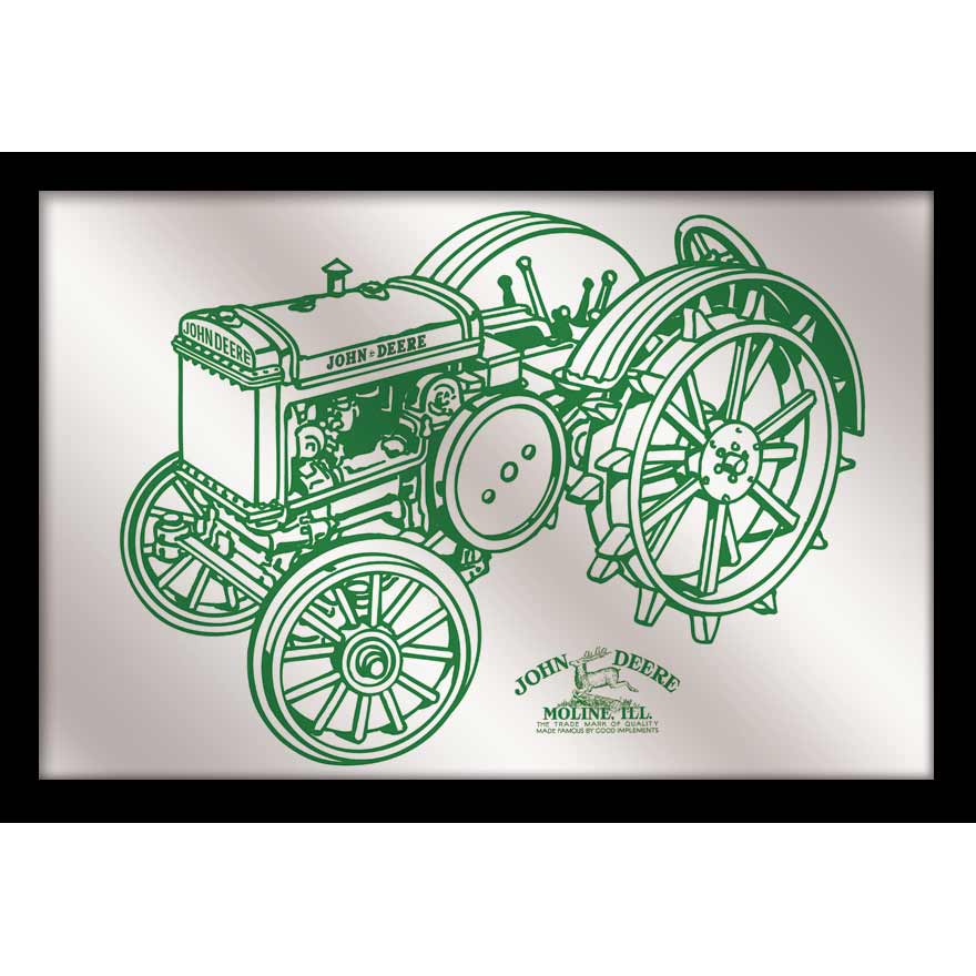 John Deere Framed Tractor Mirror