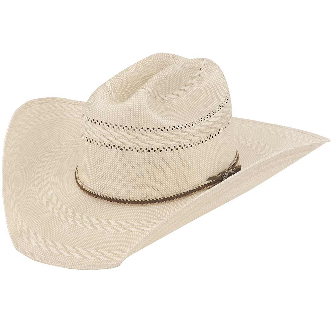 Justin Bent Rail Garrett 2 Tone Straw Cowboy Hat