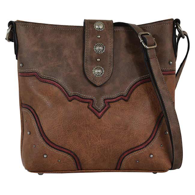 Justin Colour-Blocked Crossbody Purse